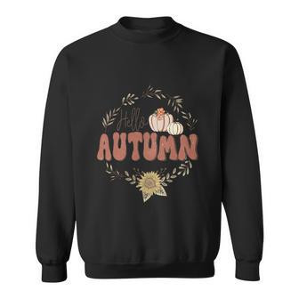 Hello Autumn Thanksgiving Quote Sweatshirt - Monsterry DE