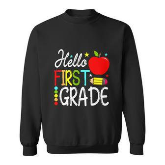 Hello First Grade Back To School Teacher Sweatshirt - Monsterry AU