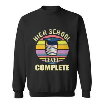 High School Level Complete Funny School Student Teachers Graphics Plus Size Sweatshirt - Thegiftio UK