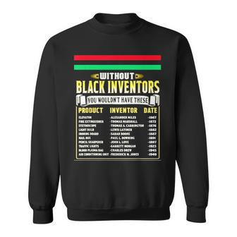 History Of Black Inventors Black History Month Sweatshirt - Thegiftio UK