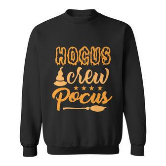 Hocus Crew Pocus Halloween Quote Sweatshirt - Monsterry DE
