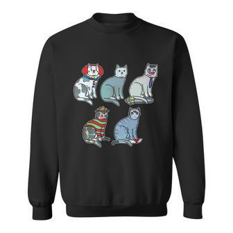 Horror Movie Cats Sweatshirt - Monsterry