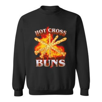 Hot Cross Buns Fire Recorder Flute Sweatshirt - Monsterry
