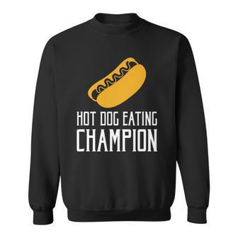 Hot Dog Eating Champion Fast Food Sweatshirt | Mazezy UK
