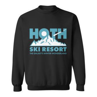 Hoth Ski Resort The Galaxys Winter Wonderland Tshirt Sweatshirt - Monsterry UK