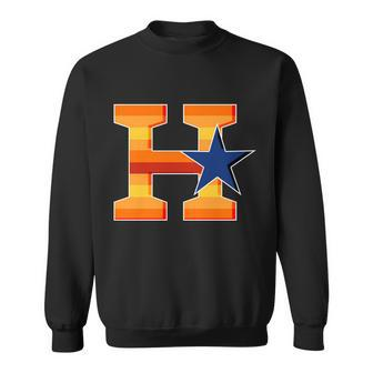 Houston Baseball H Star Logo Sweatshirt - Monsterry CA