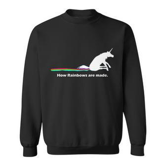 How Rainbows Are Made Unicorn Tshirt Sweatshirt - Monsterry