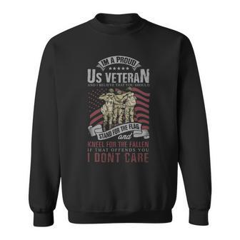 I Am A Proud Us Veteran Sweatshirt - Monsterry AU