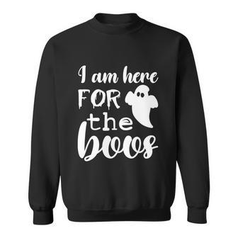 I Am Here For The Hous Halloween Quote Sweatshirt - Monsterry UK