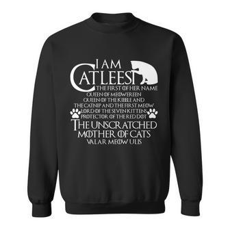 I Am The Catleesi Mother Of Cats Tshirt Sweatshirt - Monsterry CA