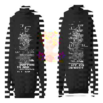 I Am Who I Am Sassy Black African American Melanin Queen Sweatshirt - Thegiftio