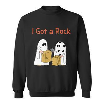 I Got A Rock Lazy Day Halloween Costume Funny Trick Or Treat Sweatshirt - Monsterry CA