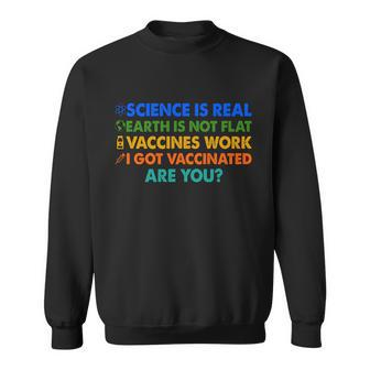 I Got Vaccinated Are You Vaccine Shot Tshirt Sweatshirt - Monsterry AU