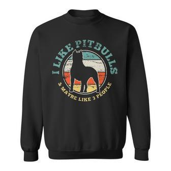 I Like Pitbull And Maybe Like 3 People Sweatshirt