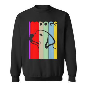 I Love Dogs Cute Dog Lovers Sweatshirt - Monsterry