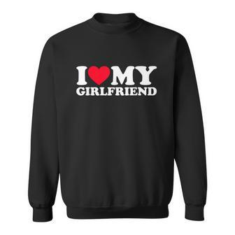 I Love My Girlfriend Shirt I Heart My Girlfriend Shirt Gf V2 Sweatshirt - Monsterry DE