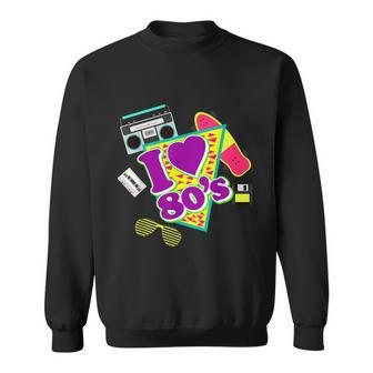 I Love The 80S Eighties Cool Gift Graphic Design Printed Casual Daily Basic Sweatshirt - Thegiftio UK
