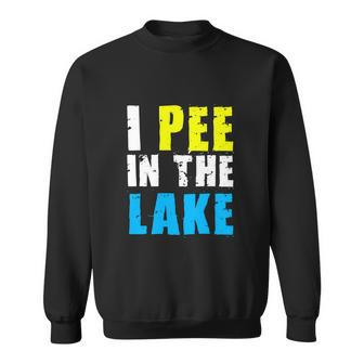 I Pee In The Lake Funny Summer Vacation V2 Sweatshirt - Monsterry DE