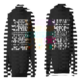 I Said Hip The Hippity To Hop Hip Hop Bunny Funny Easter Day Men Women Sweatshirt Graphic Print Unisex - Thegiftio