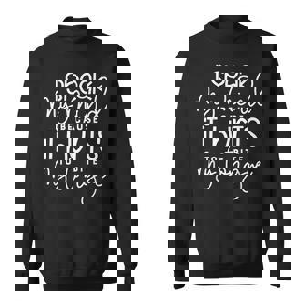 I Speak My Mind Because It Hurts To Bite My Tongue V2 Men Women Sweatshirt Graphic Print Unisex - Thegiftio