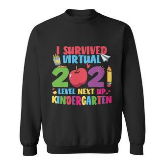 I Survived Virtual 2021 Pre Kindergarten Graphic Plus Size Shirt For Teacher Sweatshirt - Monsterry UK