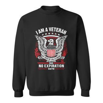 Im A Usa Veteran My Oath Of Enlistment Graphic Design Printed Casual Daily Basic Sweatshirt - Thegiftio UK