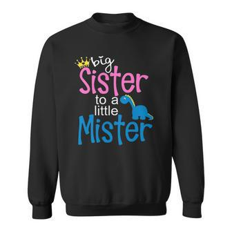 Im Going To Be A Big Sister To A Little Brother Men Women Sweatshirt Graphic Print Unisex - Thegiftio UK