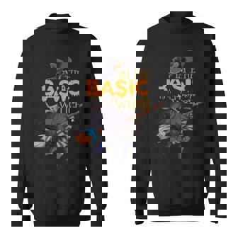 Im The Basic Witch Halloween Matching Group Costume Sweatshirt - Seseable