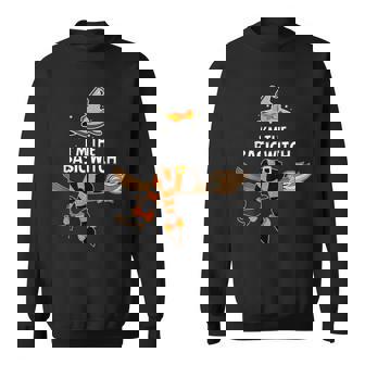 Im The Basic Witch Halloween Matching Group Costume Sweatshirt - Seseable