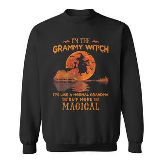 Im The Grammy Witch Like A Normal Grandma Halloween Costume Sweatshirt - Seseable
