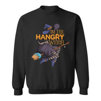 Im The Hangry Witch Halloween Matching Group Costume Sweatshirt - Seseable