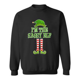 Im The Sassy Elf Matching Family Christmas Sweatshirt - Monsterry