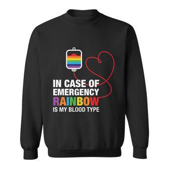 In Case Of Emergency Rainbow Lgbt Pride Month Sweatshirt - Monsterry CA