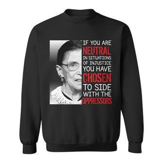 Injustice Ruth Bader Ginsburg Notorious Rbg Quote Sweatshirt - Monsterry DE