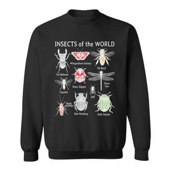 Insects Of The World Tshirt Sweatshirt - Monsterry UK