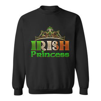 Irish Princess Crown St Patricks Day Sweatshirt - Monsterry AU