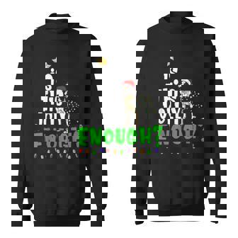 Is This Jolly Enough Xmas Boston Terrier Men Women Sweatshirt Graphic Print Unisex - Thegiftio