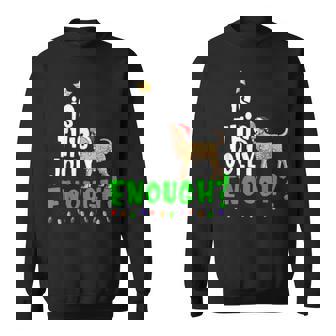 Is This Jolly Enough Xmas Chihuahua Men Women Sweatshirt Graphic Print Unisex - Thegiftio