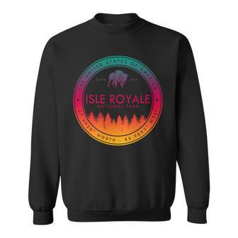Isle Royale National Park Michigan Gifts Souvenir Mi Sweatshirt - Thegiftio UK