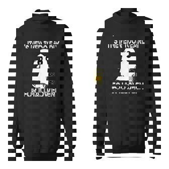 Its Never Too Early For Halloween Costumes Matching Couples Sweatshirt - Thegiftio