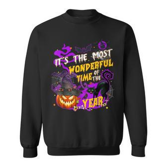 Its The Most Wonderful Time Of The Year Halloween Vintage Sweatshirt - Thegiftio UK