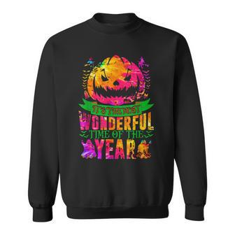 Its The Most Wonderful Time Of The Year Pumpkin Halloween Sweatshirt - Thegiftio UK