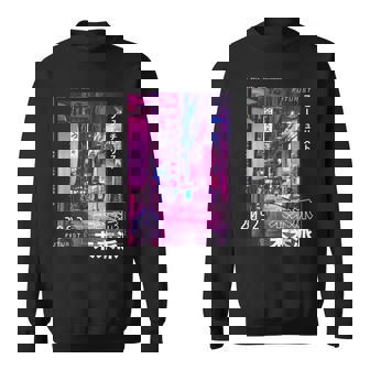 Japanese Cyberpunks Tokyo Streetwear Aesthetic Graphic Men Women Sweatshirt Graphic Print Unisex - Thegiftio