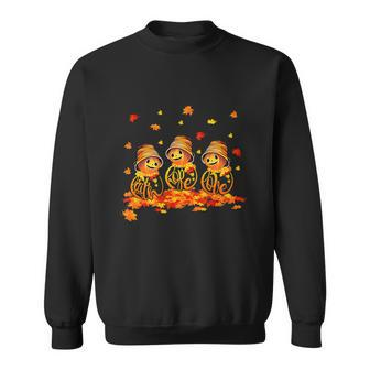 Jesus Faith Hope Love Snowman Funny Fall Autumn Leaves Graphic Design Printed Casual Daily Basic Sweatshirt