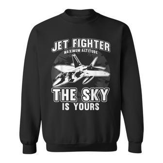 Jet Fighter  Pilot  Fly Planes  Gift Aviator Sweatshirt