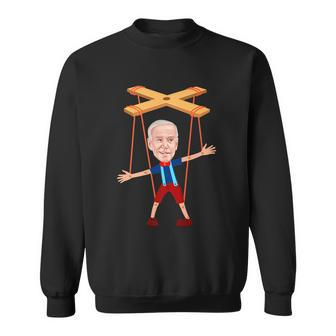 Joe Biden As A Puppet Premium Sweatshirt - Monsterry UK