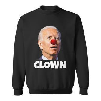 Joe Biden Is A Clown Joe Biden Is An Idiot Graphic Design Printed Casual Daily Basic V2 Sweatshirt - Thegiftio