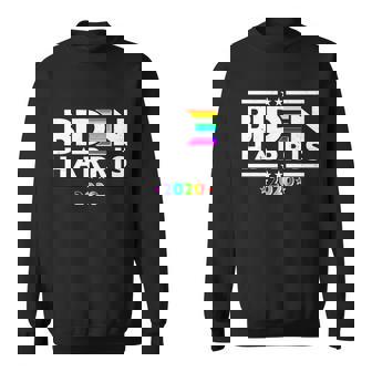 Joe Biden Kamala Harris Lgbt Rainbow Stars Logo T-Shirt Graphic Design Printed Casual Daily Basic Sweatshirt - Thegiftio