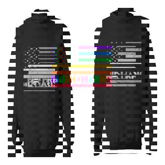 Joe Biden Kamala Harris Lgbt Usa Flag Graphic Design Printed Casual Daily Basic Sweatshirt - Thegiftio