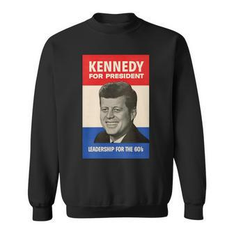 John F Kennedy 1960 Campaign Vintage Poster Sweatshirt - Monsterry UK